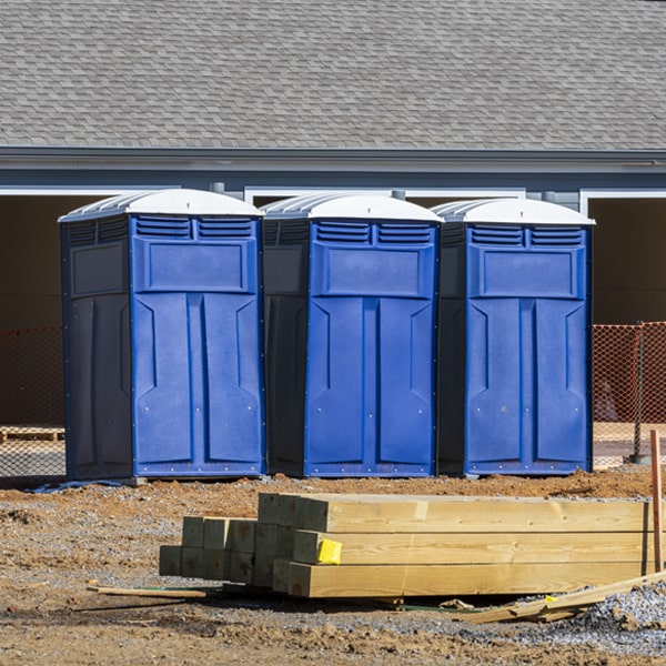 how can i report damages or issues with the porta potties during my rental period in Ford